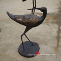 garden bronze crane bird statues for sale